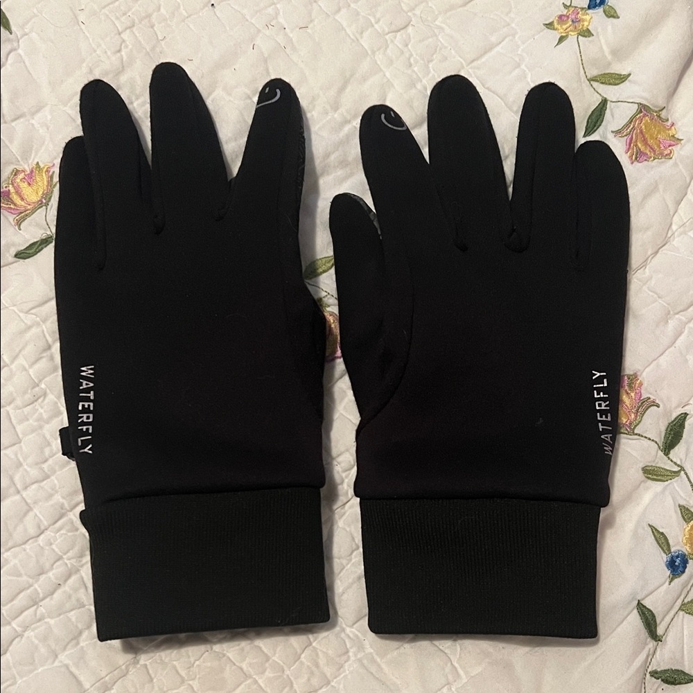 4/$20 Waterfly Black Women's Gloves